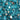 Tahiti Teal Reflective Fire Glass