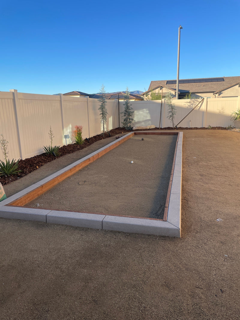Bocce court project